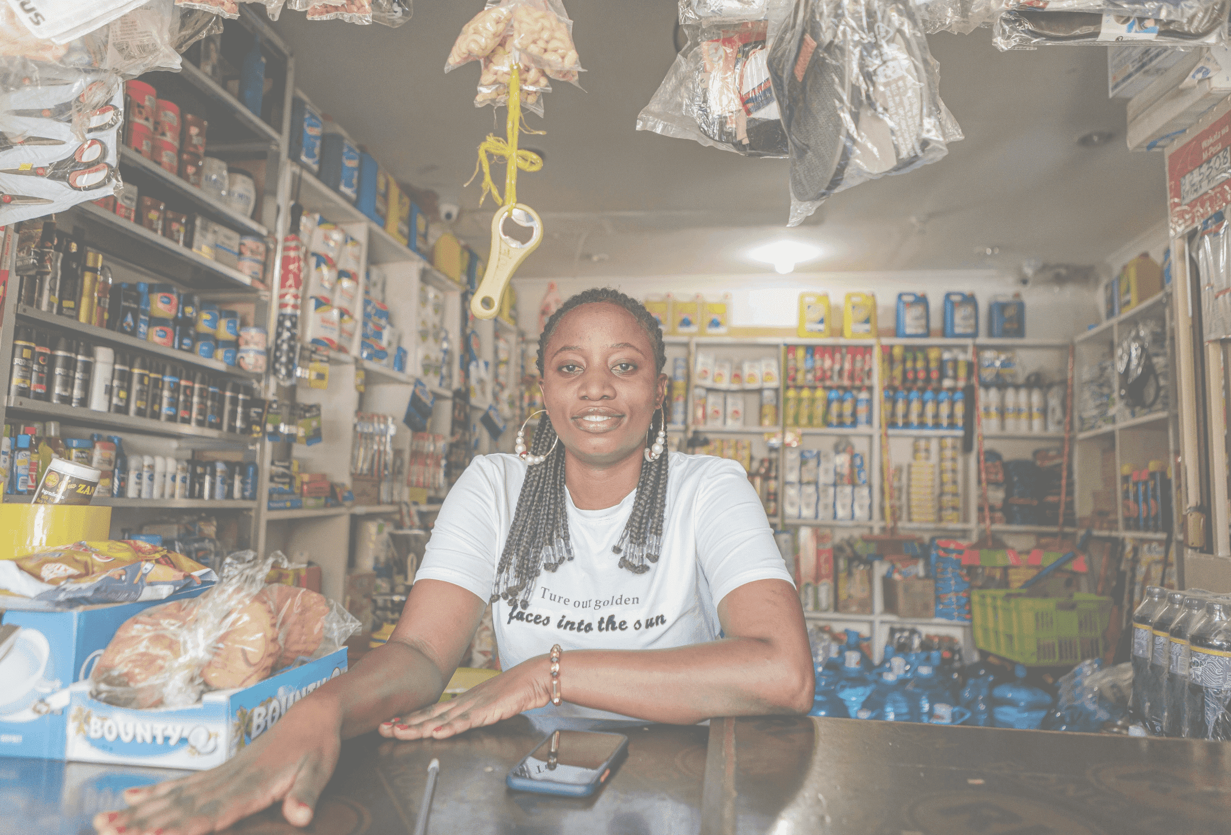 Small business owner in shop